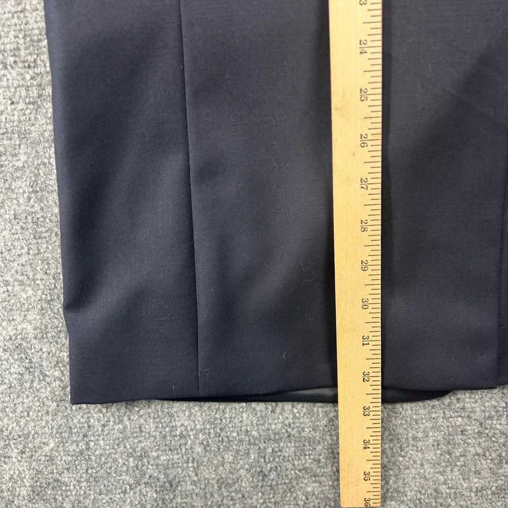 Lauren Ralph Lauren Blazer Mens 42L Navy Blue Wool Gold Crest Button Sport Coat‎